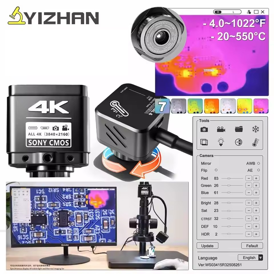 Electronics Repairs - Kamera termowizyjna YIZHAN 256*192 pikseli 4k