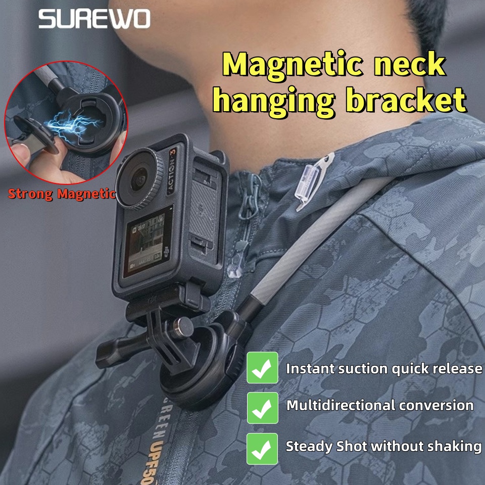 SUREWO Magnetyczny uchwyt szyb – Gopro Action Camera Hero 11 Black recenzja i cena