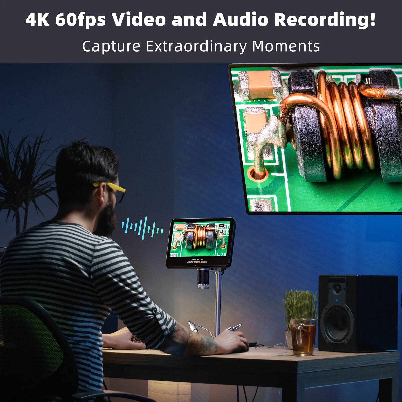 Andonstar AD210S-Pro 4K 60FPS  – Electronics Repairs recenzja i cena