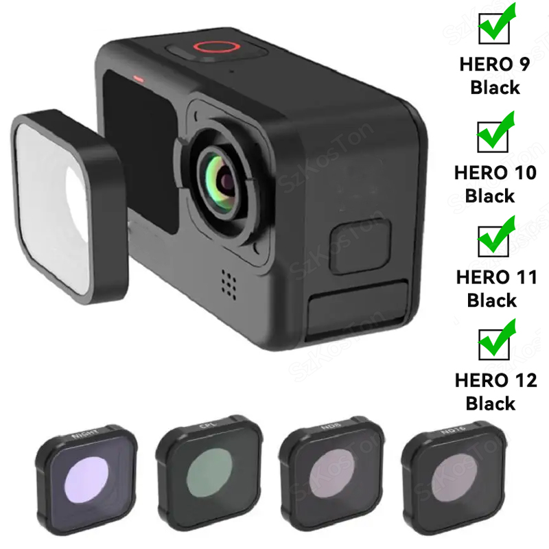 Zestaw filtrów CPL UV ND8 ND16 – Gopro Action Camera Hero 11 Black recenzja i cena