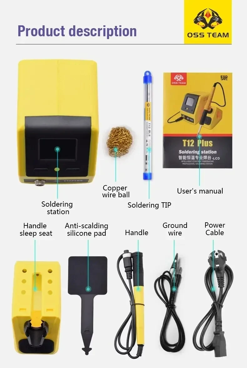 Zestaw cyfrowej stacji lutowni – Electronics Repair Plus recenzja i cena